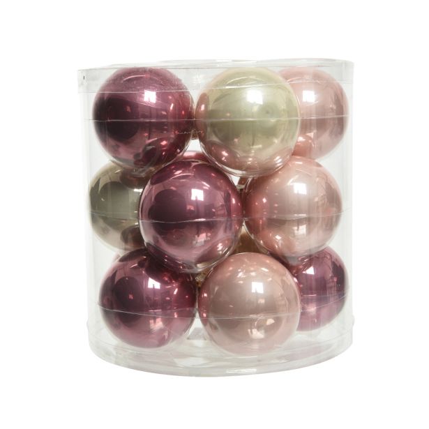 ROZA STEKLENE BUNKE, 15 KOSOV, PREMER 60 MM