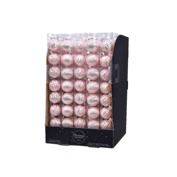 ROZA STEKLENE BUNKE, 8 KOSOV, PREMER 30 MM