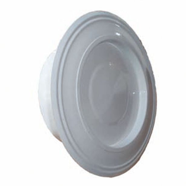 ROZETA ZA DIMNIK FI 120 MM BELA, EMAJL