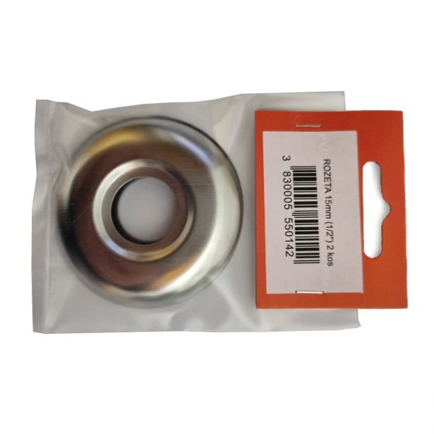 ROZETA ZA VODOVODNO NAPELJAVO 15MM NIZKA