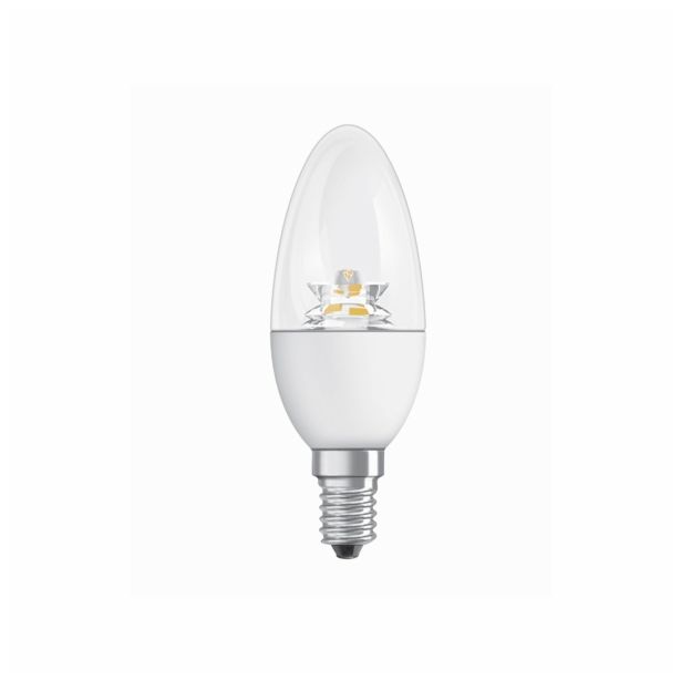 LED ŽARNICA E14 OSRAM S CLB40 6W/827 CS 220-240V BISTRA BL/1