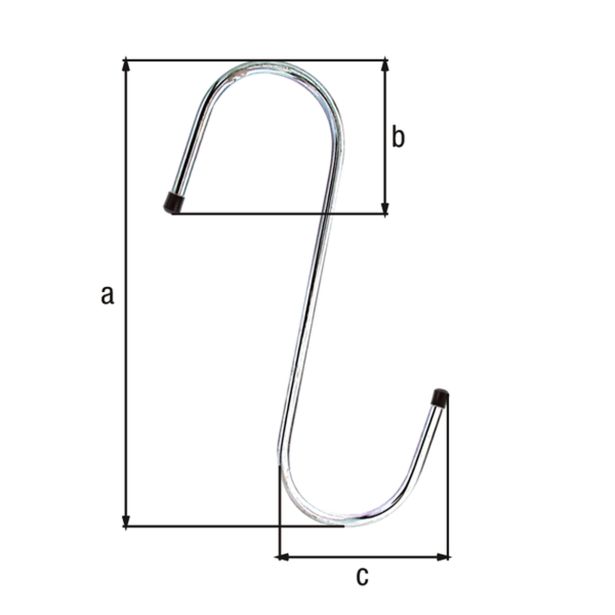 RAZNA OBEŠALA ALBERTS S KLJUKA, FI 6, 180 MM NOSILNOST 15 KG