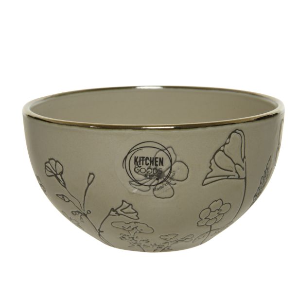 SKODELICA ZA KOSMIČE DECORIS S POTISKOM ROŽ 13.8CM