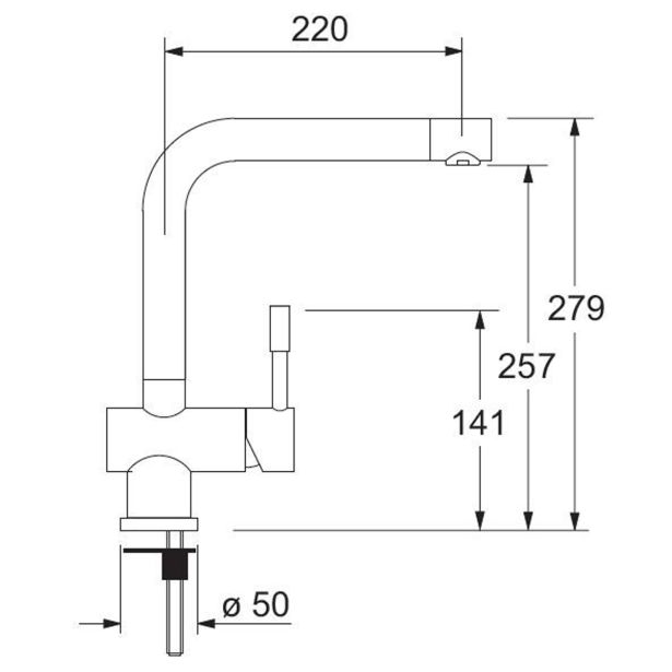 PIPA KUHINJSKA FRANKE SAMOA KROM