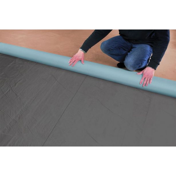 STREŠNA FOLIJA KARIBU SAMOLEPILNA MEMBRANA ALUMINIJ SIVA 100X500X0.1