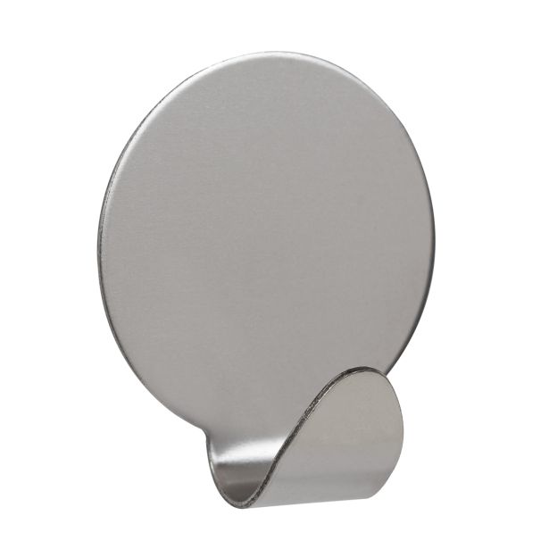 KOVINSKA OBEŠALNA KLJUKA WALTECO SAMOLEPILNA NERJAVNA OVALNA