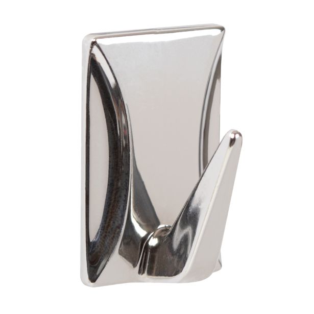 PVC OBEŠALNA KLJUKA WALTECO SAMOLEPILNA PVC KROMIRANA