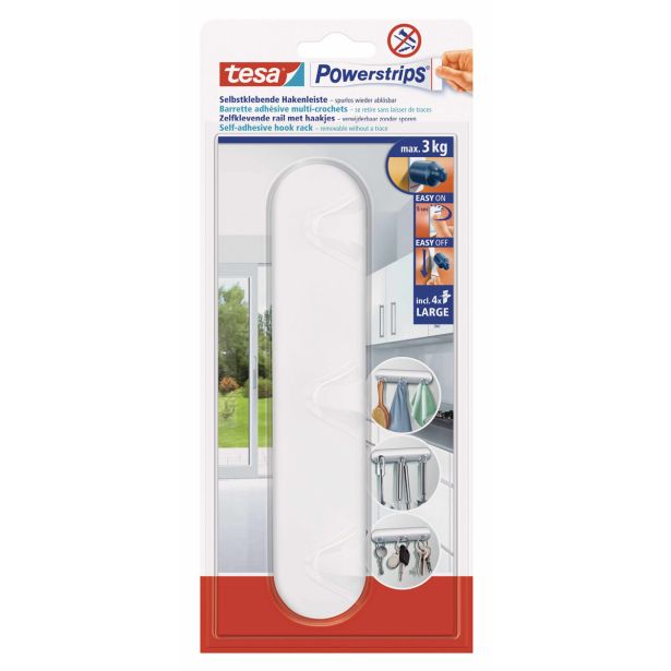 SAMOLEPILNI IZDELEK TESA POWERSTRIPS OBEŠALNIK S KLINI BEL