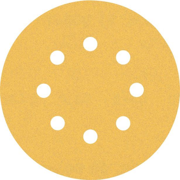 SAMOPRITRILNI BRUSNI DISK BOSCH 125MM 8 LUKENJ G120 EXC470 ZA LES IN BARVO