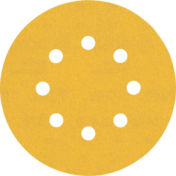 SAMOPRITRILNI BRUSNI DISK BOSCH 125MM 8 LUKENJ G240 EXC470 ZA LES IN BARVO