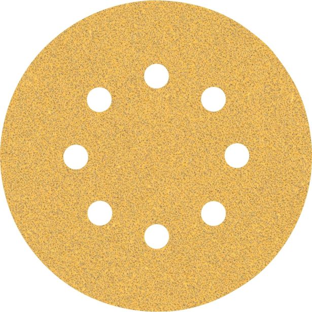 SAMOPRITRILNI BRUSNI DISK BOSCH 125MM 8 LUKENJ G60 EXC470 ZA LES IN BARVO