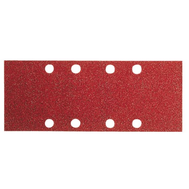 SAMOPRITDILNI BRUSNI LIST BOSCH 10-DELNI SET C430 RDEČ 80X133 MM P80 8 LUKENJ