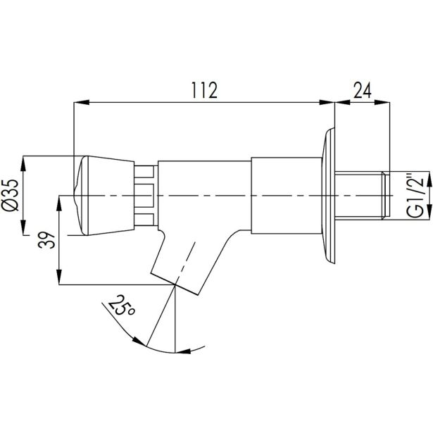 SAMOZAPIRALNA PIPA BLITZ KLIK 236 ZIDNA PODALJŠANA