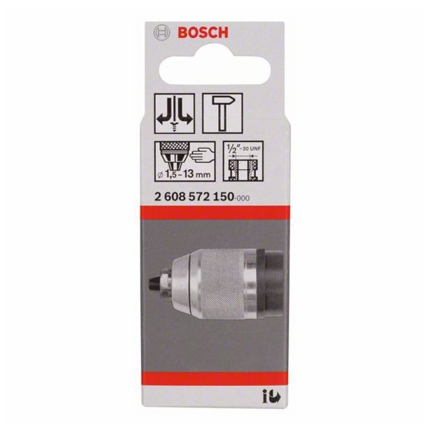 SAMOZATEZNA VRTALNA GLAVA BOSCH 1.5-13 MM 1/2-20G