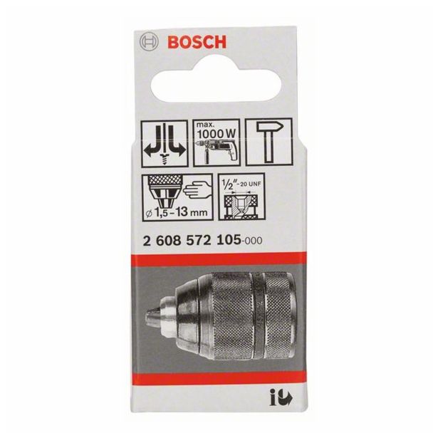 SAMOZATEZNA VRTALNA GLAVA BOSCH 1.5 DO 13 MM 1/2