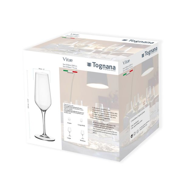 KOZAREC ZA PENINO TOGNANA 230 ML VITAE 6/1
