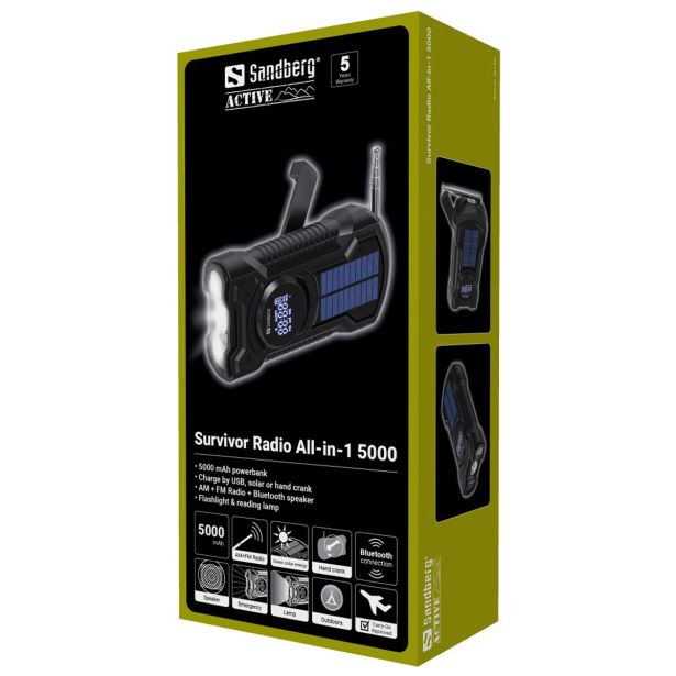 SANDBERG RADIO VSE-V-1, 5.000 SURVIVOR, 10W