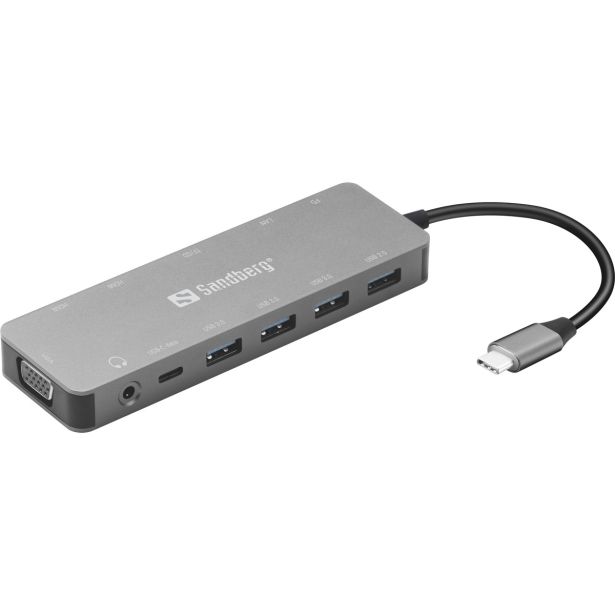 USB RAZDELILEC (HUB) SANDBERG SB13645 HUB / DOCK