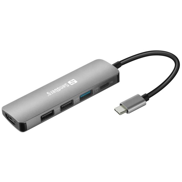 USB RAZDELILEC (HUB) SANDBERG SB13632 HUB / DOCK