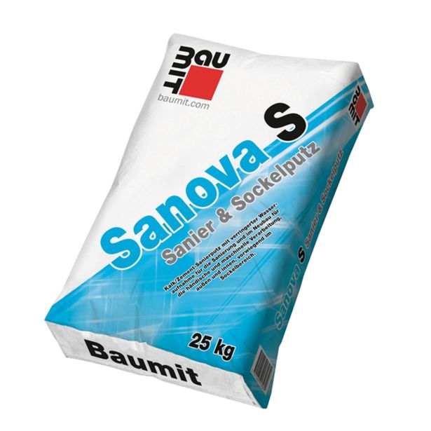 SANIRNI OMET BAUMIT SANOVA S 25 KG - SUŠILNI OMET