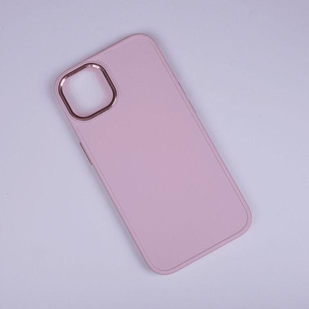 SATIN SILIKONSKI OVITEK ZA IPHONE 15 - ROZA