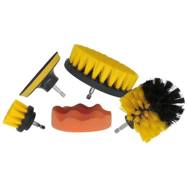 ŠČETKA ZA ČIŠČENJE ISKRA 5-DELNI ČISTILNI SET