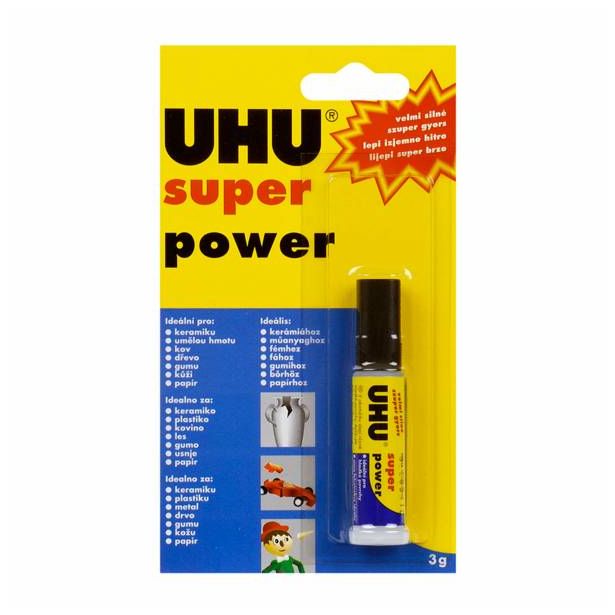 SEKUNDNO LEPILO UHU SUPER POWER PIPETTE 3 G