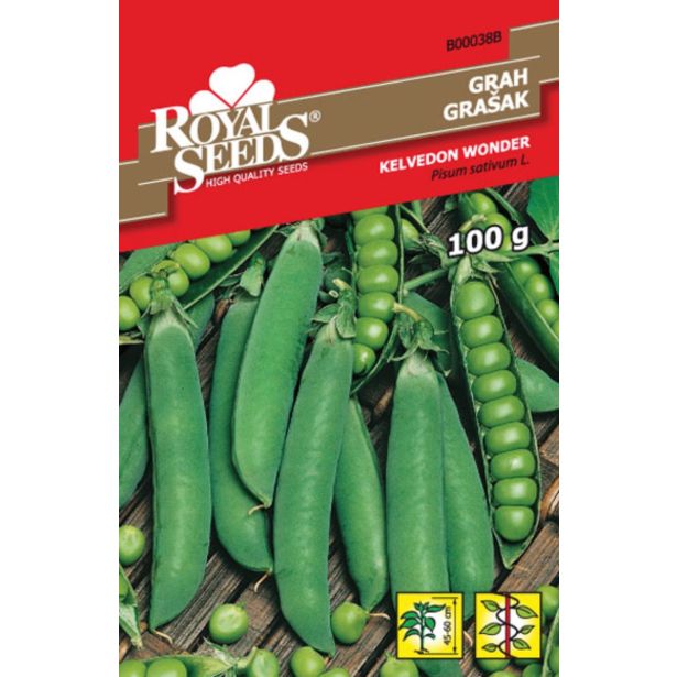 STROČNICA ROYAL SEEDS GRAH KELVEDON 100G