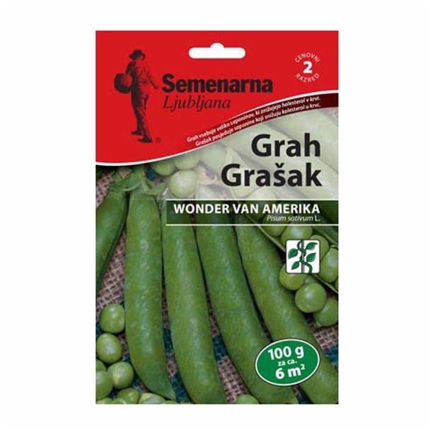 STROČNICA SEMENARNA GRAH ČUDO AMERIKE 100 G