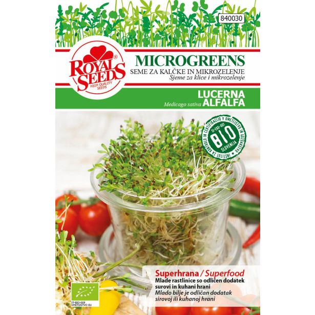 SEME VRTNINE ROYAL SEEDS BIO LUCERNA 50 G