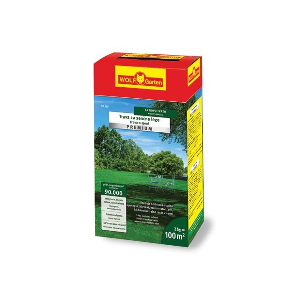 SEME ZA TRAVO WOLF-GARTEN ZA SENČNE LEGE IN SONCE PREMIUM