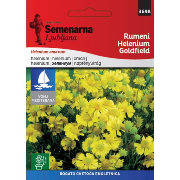 SEMENA CVETOČIH RASTLIN SEMENARNA RUMENI HELENIUM GOLDFIELD M.V. MEDITERAN 3698