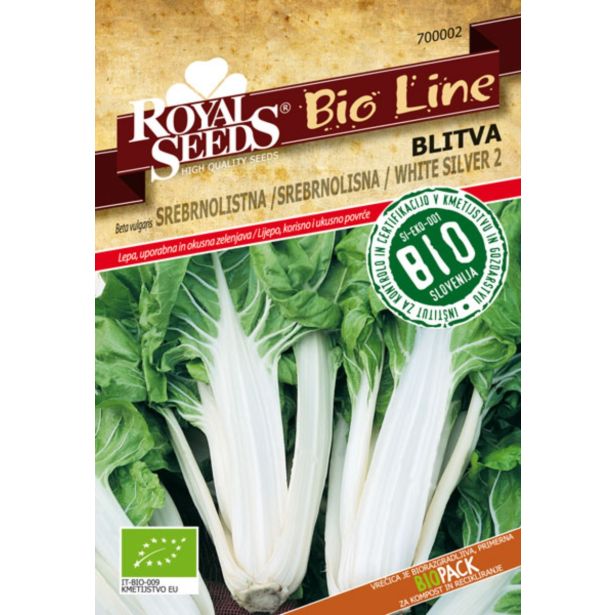 LISTNA ZELENJAVA ROYAL SEEDS BLITVA SREBRNOL. BIO 2