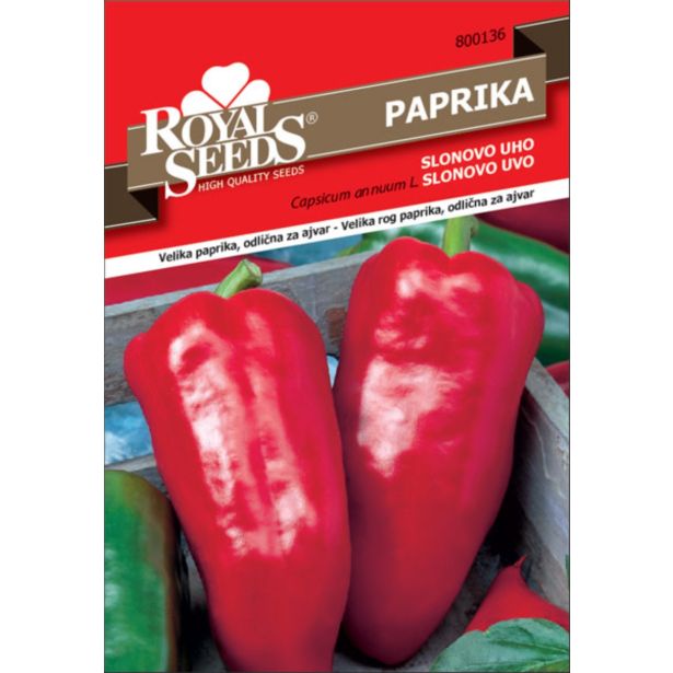 PLODOVKA ROYAL SEEDS PAPRIKA SLONOVO UVO 136