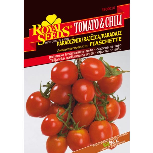 PLODOVKA ROYAL SEEDS PARADIŽNIK FIASCHET. TC 10