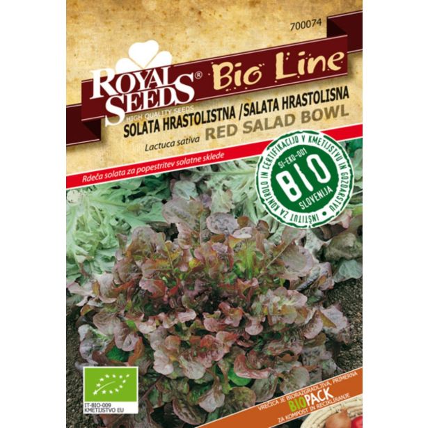 LISTNA ZELENJAVA ROYAL SEEDS SOLATA RED BOWL BIO 74
