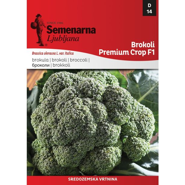 SEMENA SEMENARNA BROKOLI PREMIUM M. VREČKA 14
