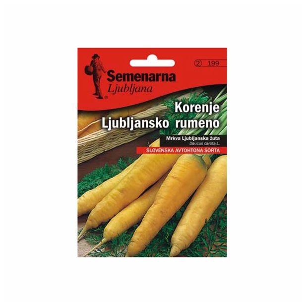 KORENOVKA SEMENARNA KORENJE LJUBLJANSKO RUMENO V MALI VREČICI 199