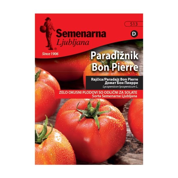 SEMENA SEMENARNA PARADIŽNIK BON PIERRE V MALI VREČICI 513