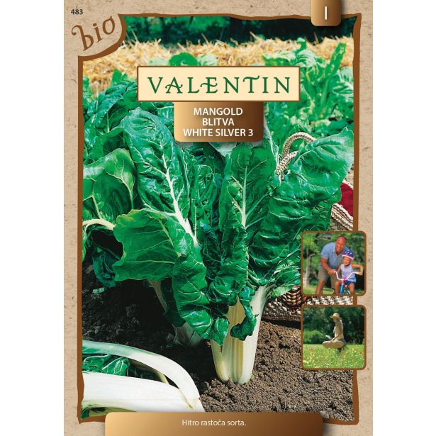 LISTNA ZELENJAVA VALENTIN MANGOLD 483 WHITE SILVER