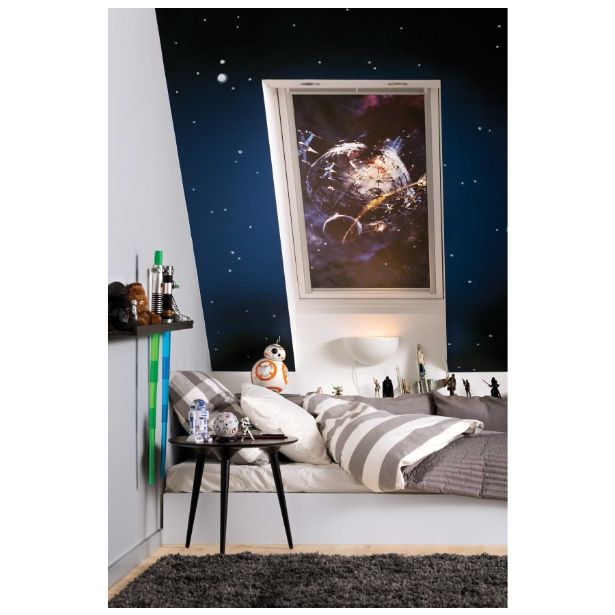 SENČILO ZA STREŠNO OKNO VELUX DKL MK06 4711S SIESTA, THE DEATH STAR