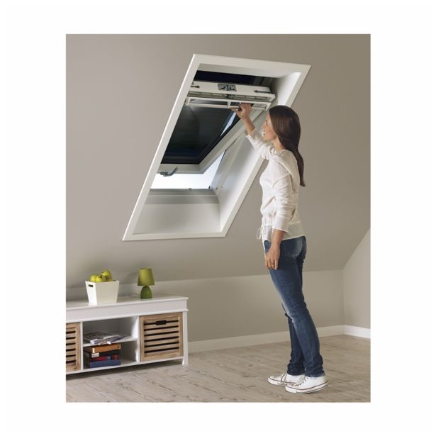 SENČILO ZA STREŠNO OKNO VELUX SHL MK06 0000 ZUNANJA ROLETA, ROČNA