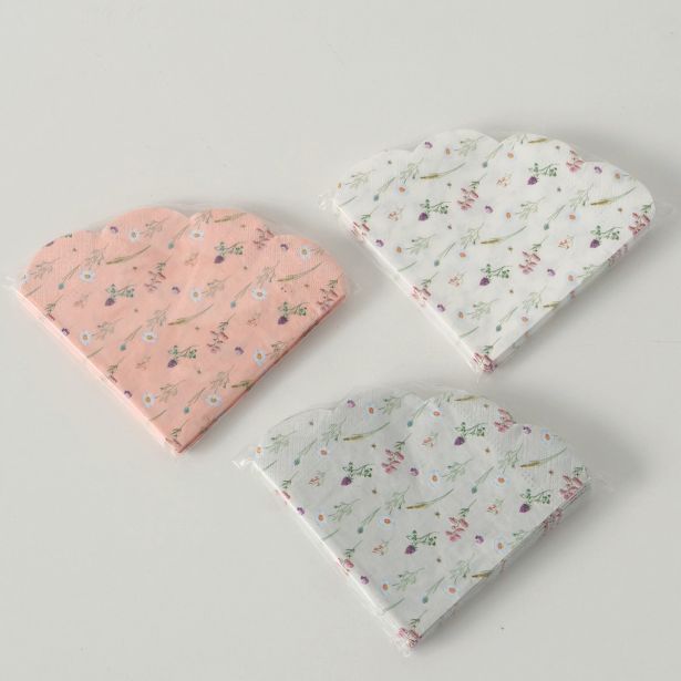 SERVIETE V OBLIKI ROŽE, 12/1, SORT