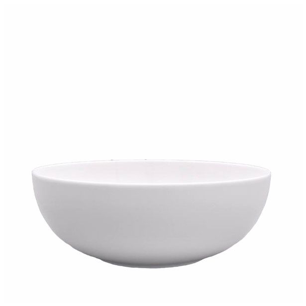 SERVIRNA SKLEDA 30 CM BELA PORCELAN