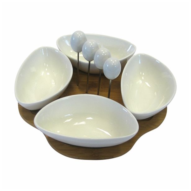 SERVIRNA SKLEDA 4/1 Z VILICAMI NA PODSTAVKU