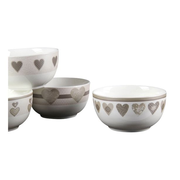 SERVIRNA SKLEDA 520 ML SRCE ZA MUSLI PORCELAN