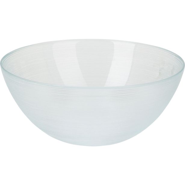 SERVIRNA SKLEDA EH 28 CM STEKLENA TRANSPARENTA