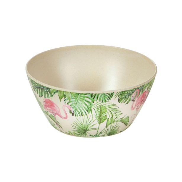 SERVIRNA SKLEDA KESPER 15 CM FLAMINGO BAMBOO