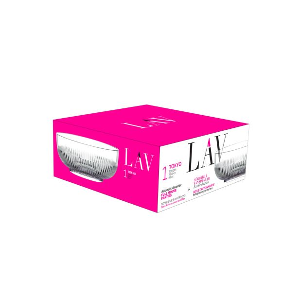 SERVIRNA SKLEDA LAV 2600 ML TOKYO STEKLENA