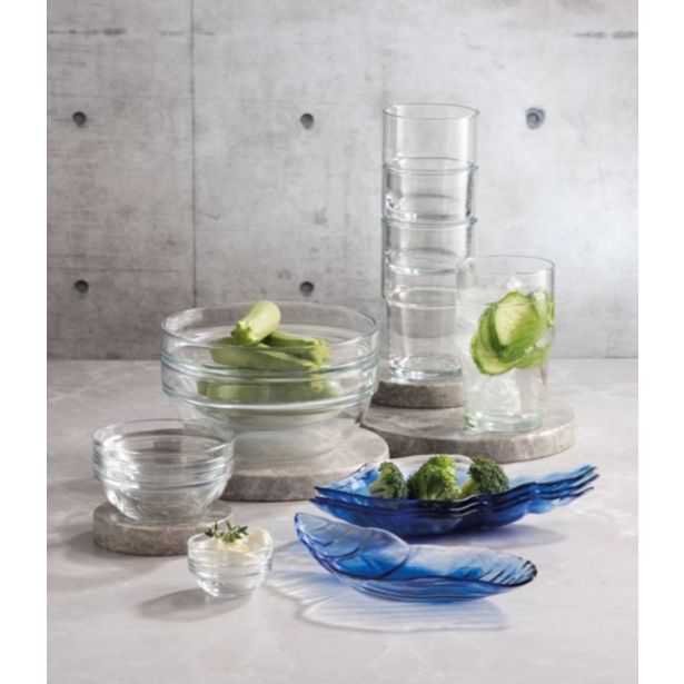 SERVIRNA SKLEDA PASABAHCE 23 CM CHEF'S STEKLENA